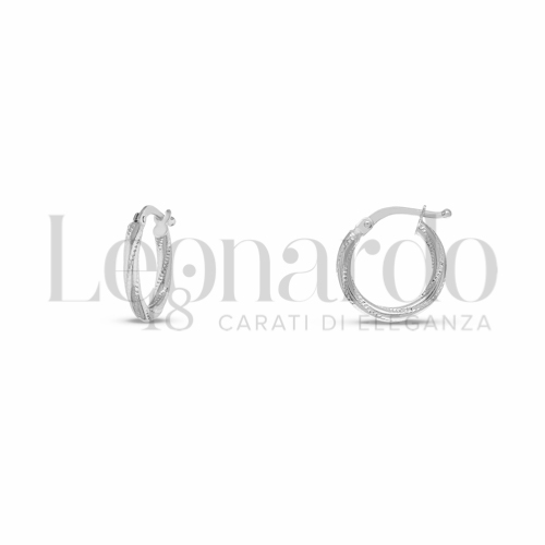 10 mm Diametro interno o misura in Oro Bianco da 1gr.