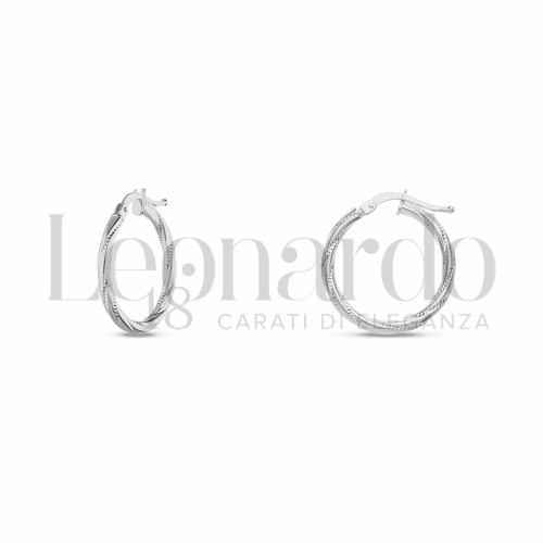 15 mm Diametro interno o misura in Oro Bianco da 1,3gr.