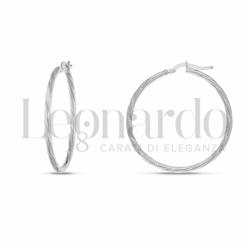 30 mm Diametro interno o misura in Oro Bianco da 2,2gr.