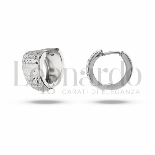 10 mm Diametro interno o misura in Oro Bianco da 2,6gr.