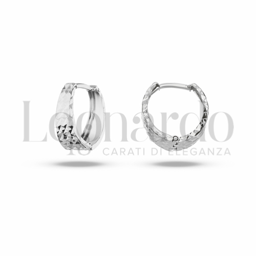 9x12 mm Diametro interno o misura in Oro Bianco da 1,4gr.