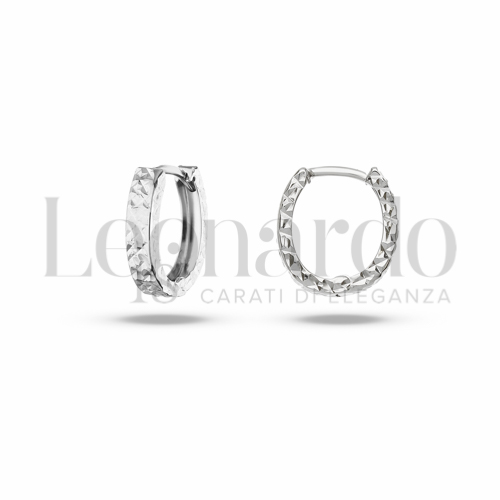 9x12 mm Diametro interno o misura in Oro Bianco da 1,3gr.