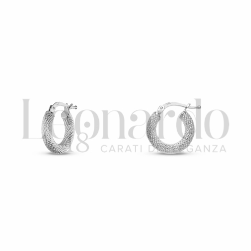 8 mm Diametro interno o misura in Oro Bianco da 1,3gr.