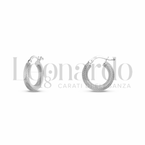 10 mm Diametro interno o misura in Oro Bianco da 1,5gr.