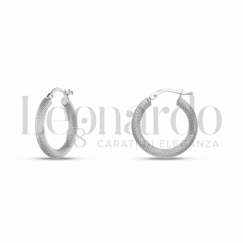 15 mm Diametro interno o misura in Oro Bianco da 2gr.