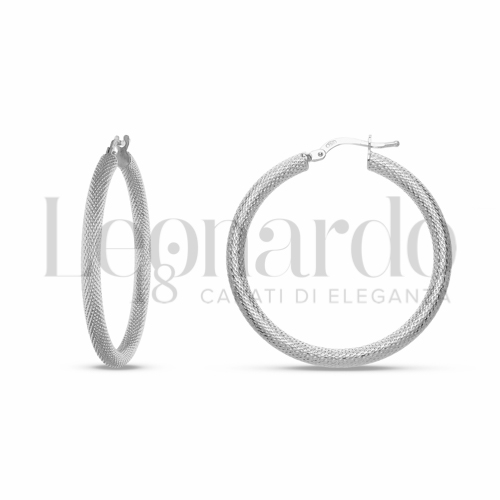 30 mm Diametro interno o misura in Oro Bianco da 3,1gr.