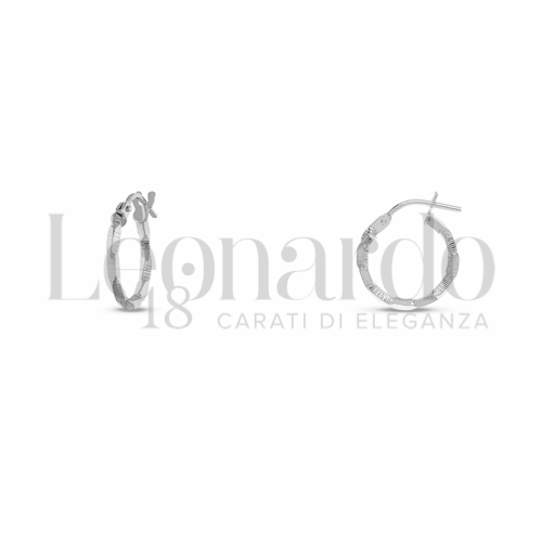 10 mm Diametro interno o misura in Oro Bianco da 0,7gr.
