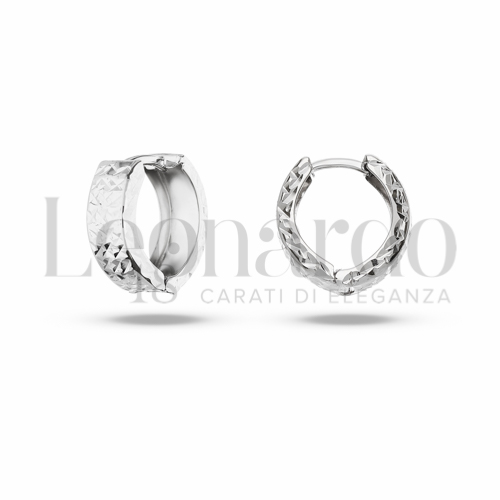 10 mm Diametro interno o misura in Oro Bianco da 1,9gr.