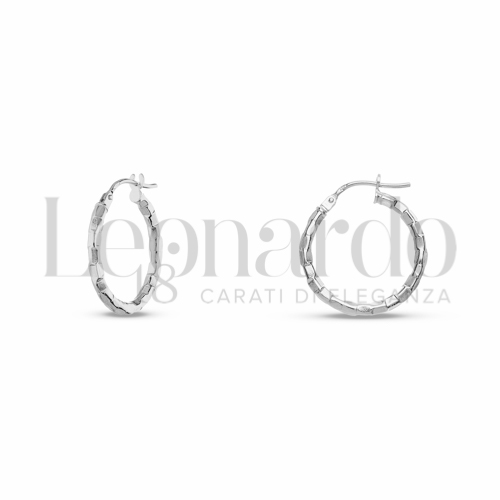 15 mm Diametro interno o misura in Oro Bianco da 1,4gr.