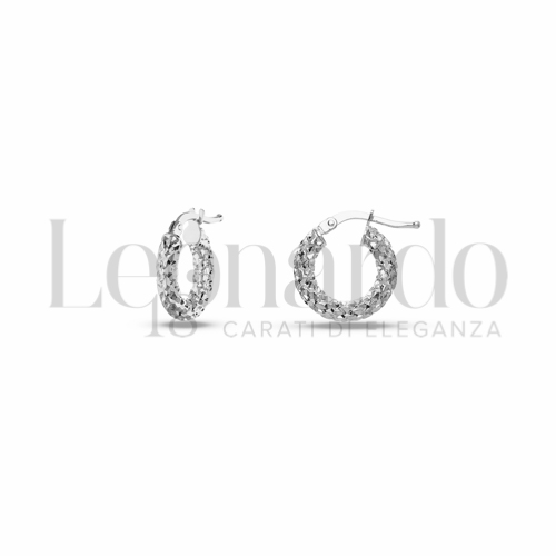 8 mm Diametro interno o misura in Oro Bianco da 1,3gr.