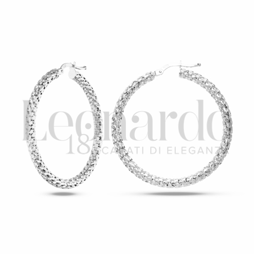 30 mm Diametro interno o misura in Oro Bianco da 2,9gr.