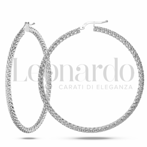 50 mm Diametro interno o misura in Oro Bianco da 4,4gr.