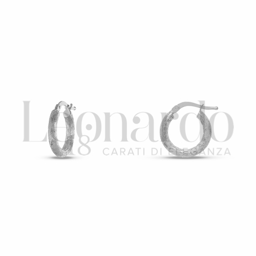 10 mm Diametro interno o misura in Oro Bianco da 1,3gr.