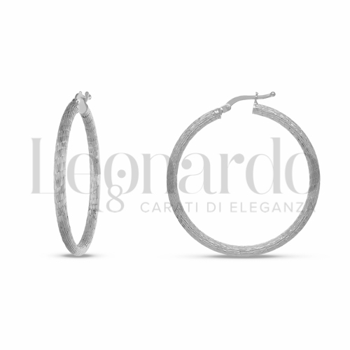 30 mm Diametro interno o misura in Oro Bianco da 2,6gr.