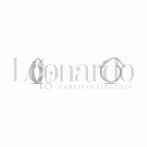 8 mm Diametro interno o misura in Oro Bianco da 0,8gr.