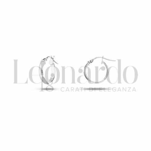 10 mm Diametro interno o misura in Oro Bianco da 0,9gr.