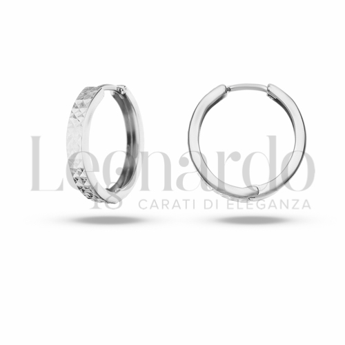 14 mm Diametro interno o misura in Oro Bianco da 1,8gr.