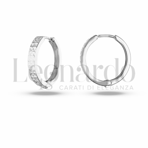 14 mm Diametro interno o misura in Oro Bianco da 1,8gr.