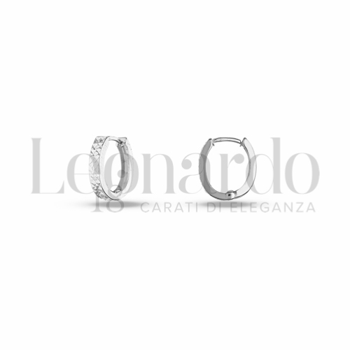 9x12 mm Diametro interno o misura in Oro Bianco da 1,3gr.