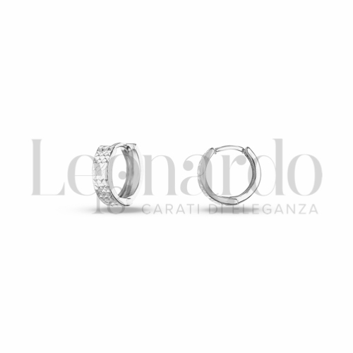 10 mm Diametro interno o misura in Oro Bianco da 1,4gr.