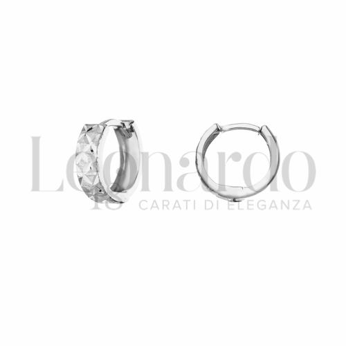 10 mm Diametro interno o misura in Oro Bianco da 1,5gr.