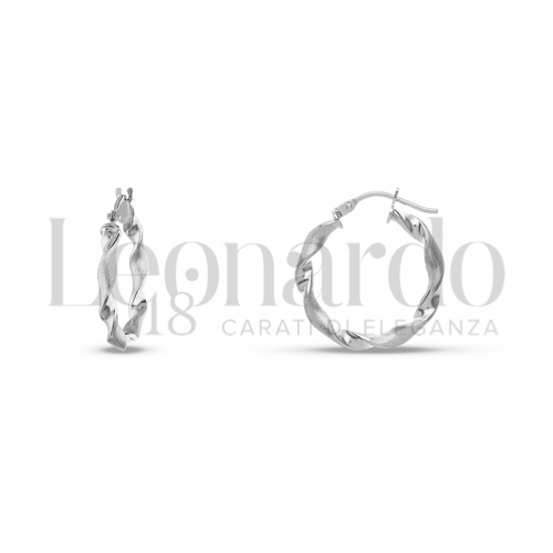 15 mm Diametro interno o misura in Oro Bianco da 1,5gr.