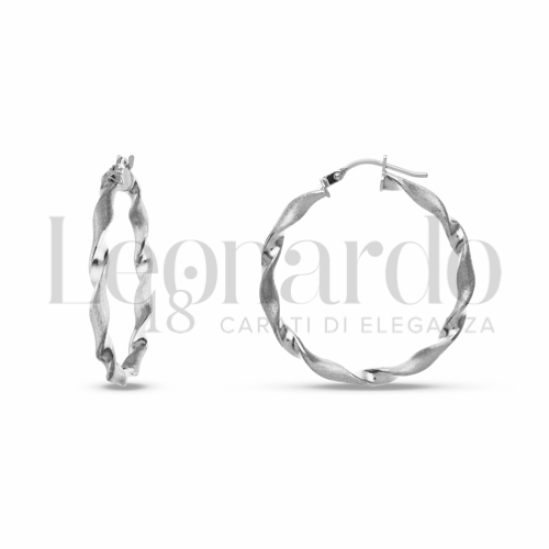 25 mm Diametro interno o misura in Oro Bianco da 3gr.