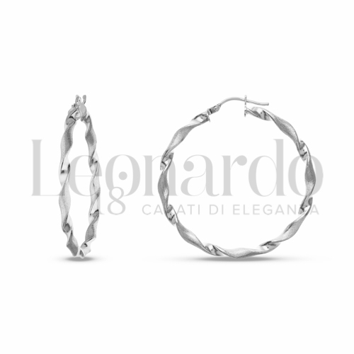 30 mm Diametro interno o misura in Oro Bianco da 2,4gr.