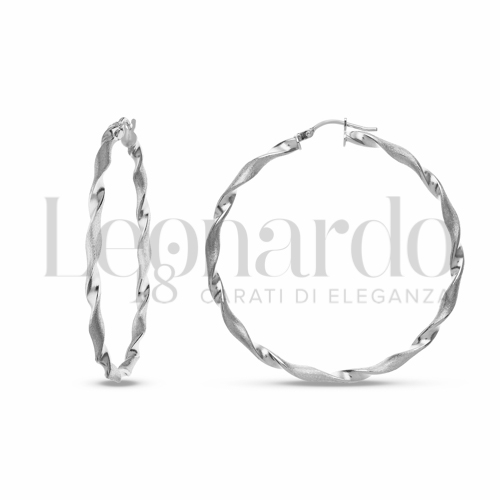 40 mm Diametro interno o misura in Oro Bianco da 3gr.