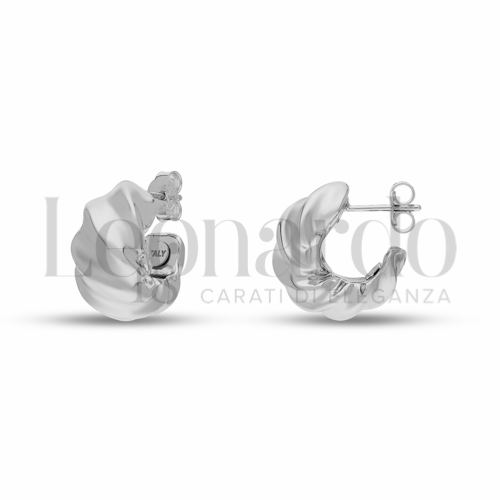 8 mm Diametro interno o misura in Oro Bianco da 2,5gr.