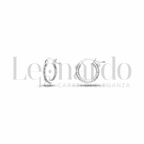 8 mm Diametro interno o misura in Oro Bianco da 0,9gr.