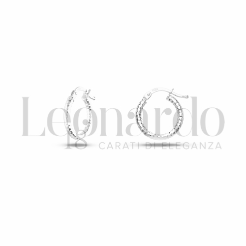 10 mm Diametro interno o misura in Oro Bianco da 1gr.