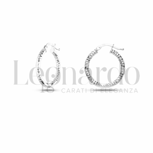 15 mm Diametro interno o misura in Oro Bianco da 1,5gr.