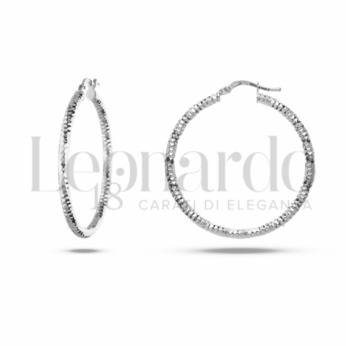 30 mm Diametro interno o misura in Oro Bianco da 2,5gr.