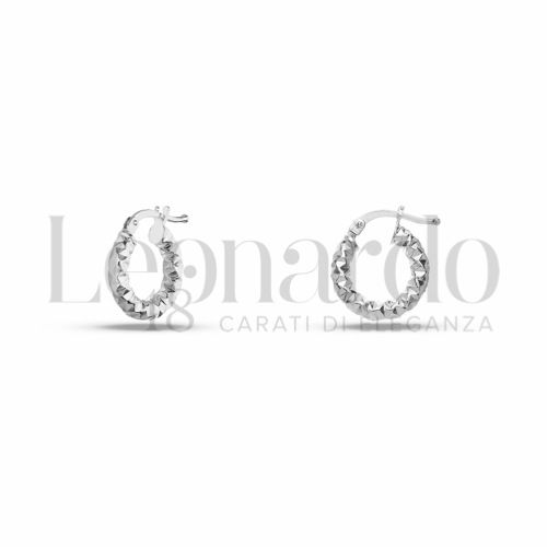 8 mm Diametro interno o misura in Oro Bianco da 1,2gr.