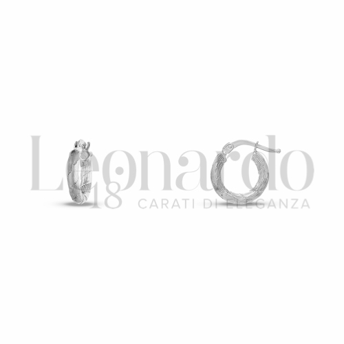 8 mm Diametro interno o misura in Oro Bianco da 1,1gr.