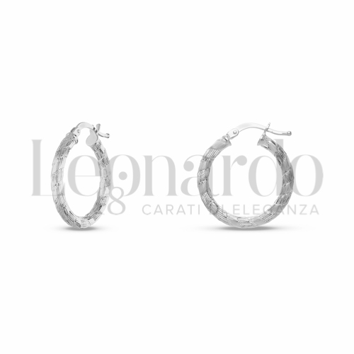 15 mm Diametro interno o misura in Oro Bianco da 1,6gr.