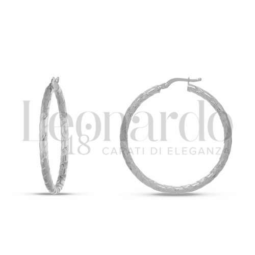 30 mm Diametro interno in Oro Bianco da 2,5gr.
