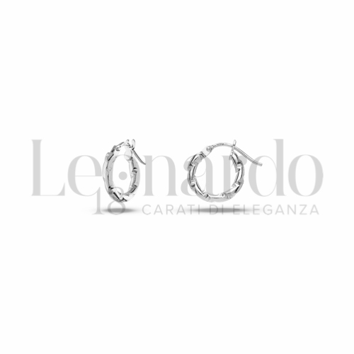 8 mm Diametro interno o misura in Oro Bianco da 0,9gr.
