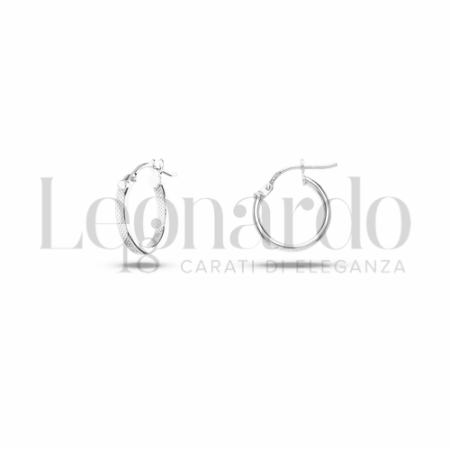 10 mm Diametro interno in Oro Bianco da 0,8gr.