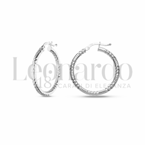 20 mm Diametro interno o misura in Oro Bianco da 1,9gr.