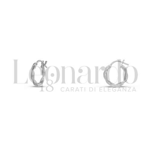 8 mm Diametro interno o misura in Oro Bianco da 0,7gr.