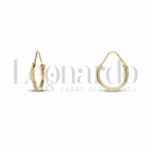 10 mm Diametro interno o misura in Oro Giallo da 1,3gr.