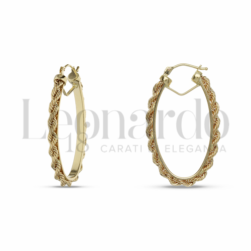16x24 mm Diametro interno o misura in Oro Giallo da 4,4gr.
