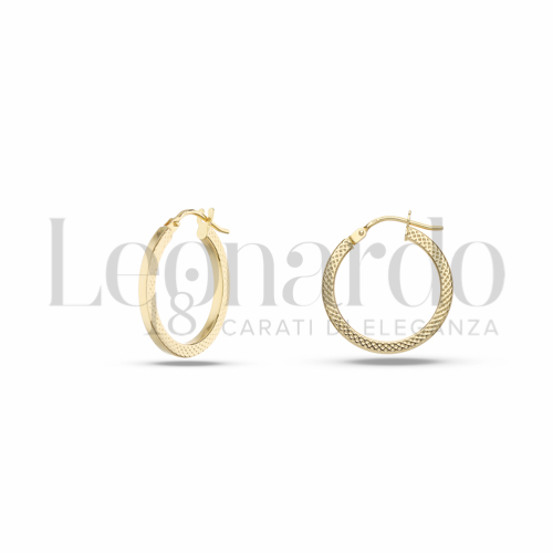 15 mm Diametro interno o misura in Oro Giallo da 1,4gr.