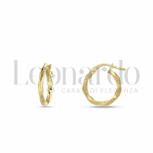 10 mm Diametro interno o misura in Oro Giallo da 0,9gr.