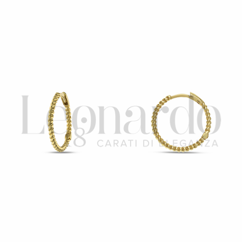 15 mm Diametro interno o misura in Oro Giallo da 2,9gr.