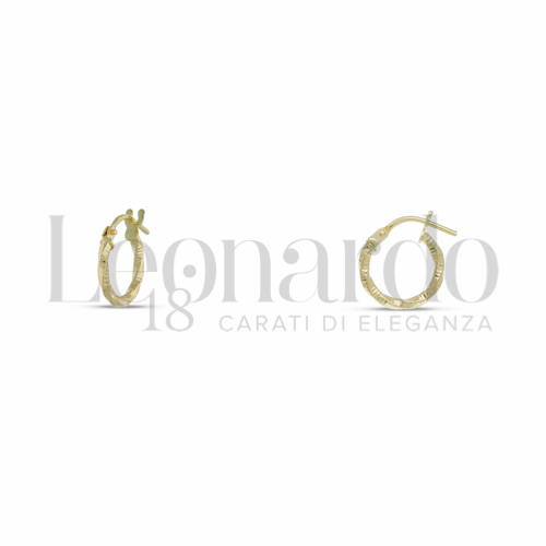 8 mm Diametro interno o misura in Oro Giallo da 0,7gr.