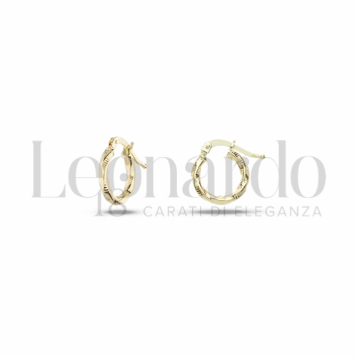 8 mm Diametro interno o misura in Oro Giallo da 0,9gr.
