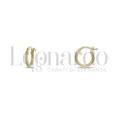 8 mm Diametro interno o misura in Oro Giallo da 0,8gr.